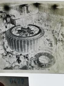 477年代老照片底片 大国重器 巨型轮机 标语口号
