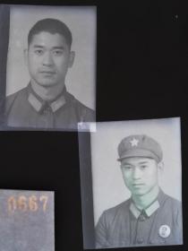 667 海岛边防 军旅生活 底片 火车站 标语 飞行员 航空兵  毛主席像章