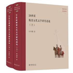 20世纪隋唐五代文学研究述论（上、下册）