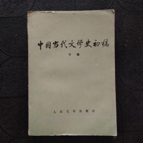 中国当代文学史初稿（上下）