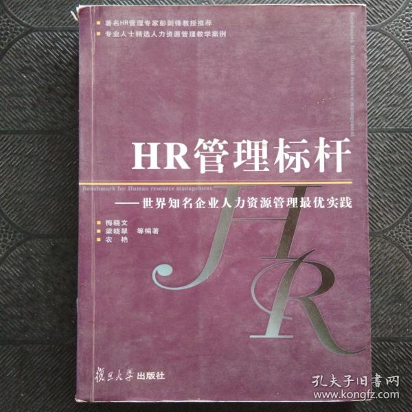 HR管理标杆：世界知名企业人力资源管理最优实践