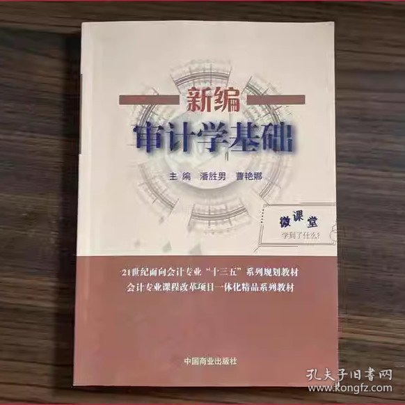 审计学基础 潘胜男 中国商业出版社 9787520808200 正版旧书