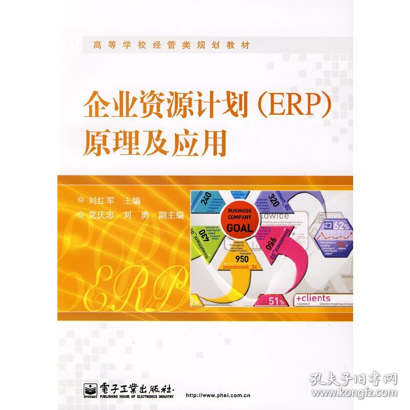 企业资源计划(ERP)原理及应用 刘红军 电子工业出版社 9787121072864 正版旧书