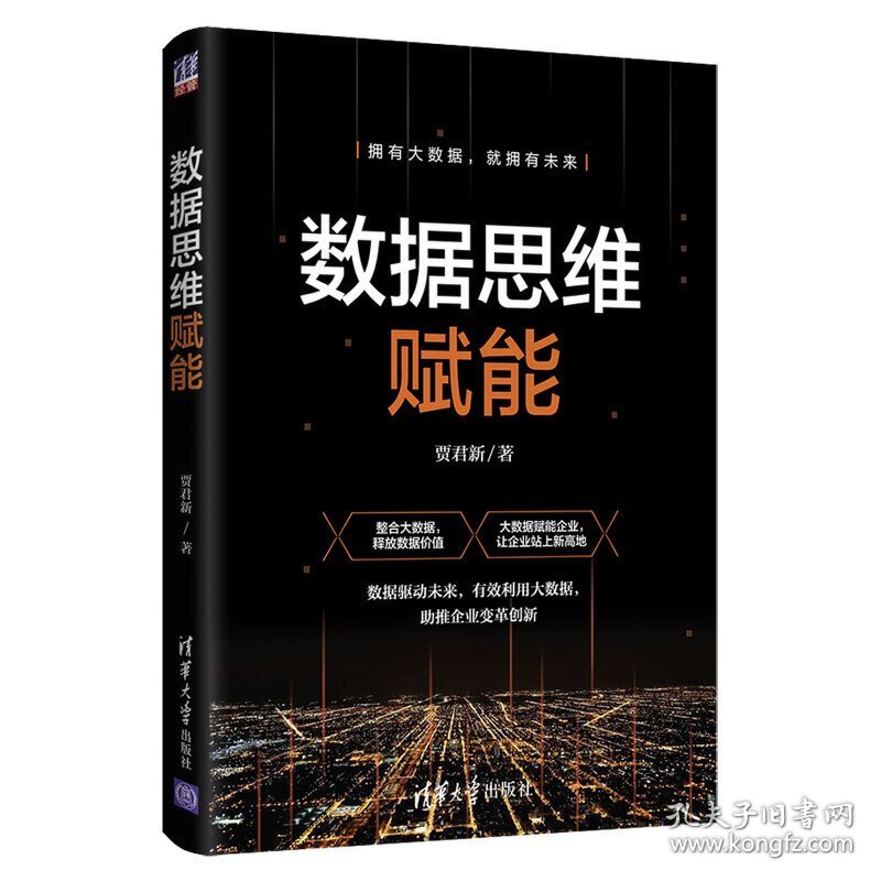 数据思维赋能 贾君新 清华大学出版社 9787302553915 正版旧书