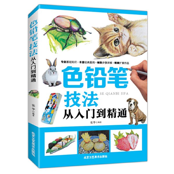 色铅笔技法从入门到精通  北京工艺美术出版社 9787514013726 正版旧书