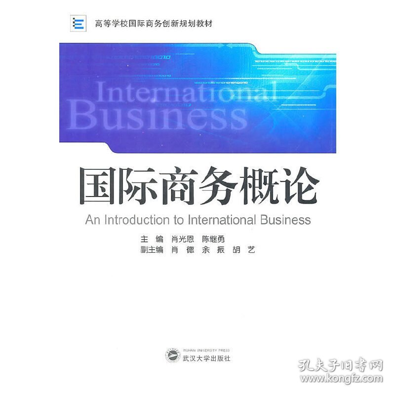 国际商务概论 肖光恩 陈继勇 武汉大学出版社 9787307083639 正版旧书