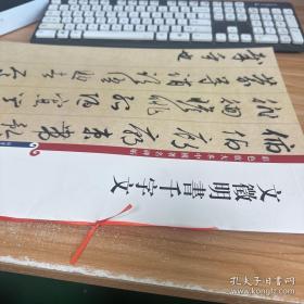 彩色放大本中国著名碑帖：文徵明书千字文