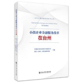 小微企业金融服务改革在台州/台州小微金融改革系列丛书