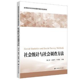 二手正版社会统计与社会调查方法 刘小锋 上海财经大学出版社