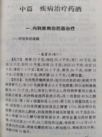 中国药酒配方大全--程爵棠编著。人民军医出版社。2005年。1版6印