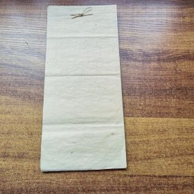 【2】手钞本 老账本拆出来的 空白页约16个 皮纸 明治时期 展开尺寸：30CM*27 CM