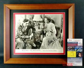 “百年最伟大女演员第2位” 贝蒂·戴维斯 签名影片《史格芬顿先生》Mr. Skeffington官方剧照（照片约10英寸，已装裱附框） 由三大签名鉴定公司之一JSA提供鉴定