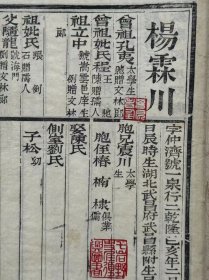 4-1817湖北武昌杨霖川进士会试硃卷一册-任仰松堂网售翰林进士举人贡生硃卷25名26册原件及电图