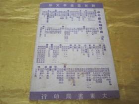 稀见民国初版一印“新儿童基本文库”《家庭实用常识（一）》（插图本），存32开平装一册。“大东书局”民国三十七年（1948）四月，初版一印繁体竖排刊行。内附大量插图，图文并茂，版本罕见，品佳如图。