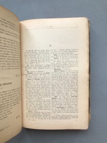 【压花皮脊精装 1906年原版 德文（我们以为德文，具体请看图）】BIBLISK ORDBOK （圣经辞典）