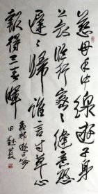 生于山西省祁县字楚材别署硕昌【田树苌书法】