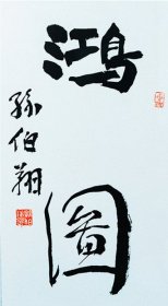 【孙伯翔书法】字振羽生于天津武清县