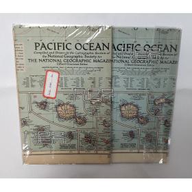 Pacific Ocean 太平洋地图 - 美国国家地理杂志