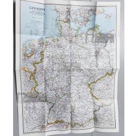 美国国家地理杂志 - 德国 - Traveler's Map of Germany