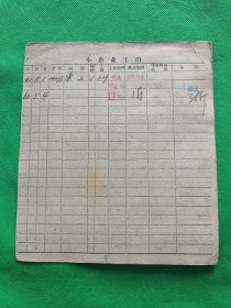 1961年开滦煤矿赵各庄矿工人登记表4