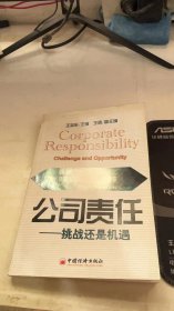 公司责任:挑战还是机遇:challenge and opportunity