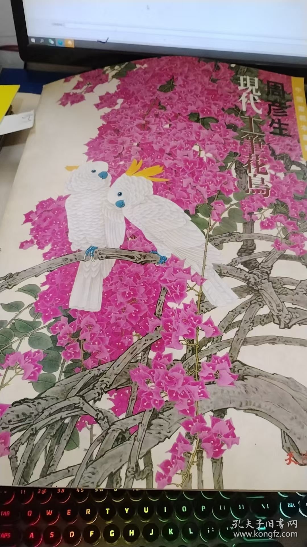 周彦生现代工笔花鸟