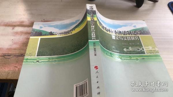 中国农村经济法制建设理论与实践研究