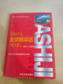 中国共产党北京昌平区历史大事记:1921-2003