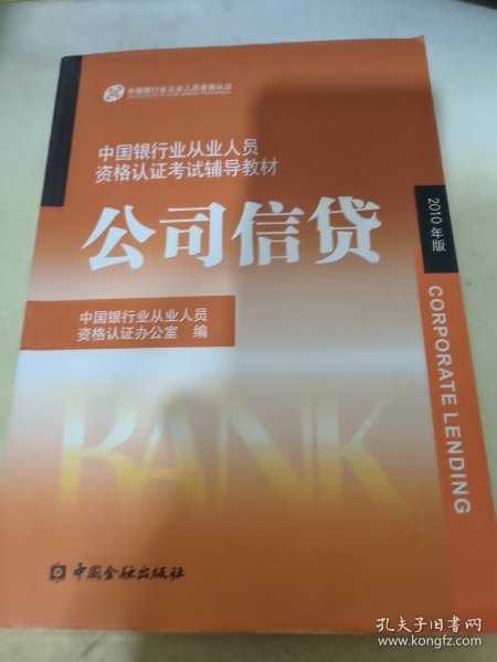 中国银行业丛业人员资格论证考试辅导教材：公司信贷（2010年版）