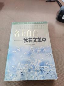 名士自白:我在文革中