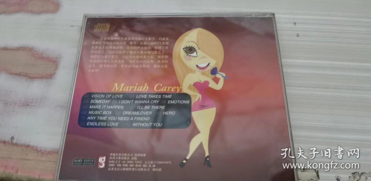 光盘玛利亚凯莉 Mariah Carey[一张光盘】