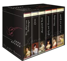 【BOOK LOVERS专享350元】德语德文原版 简·奥斯汀 小说集 六卷精装函套版 Jane Austen Die großen Romane 傲慢与偏见/爱玛/诺桑觉寺/曼斯菲尔德庄园/劝导/理智与情感