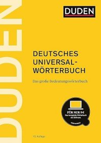【BOOK LOVERS专享530元】德语德文原版 Duden – Deutsches Universalwörterbuch: Das große Bedeutungswörterbuch (10. Auflage) 杜登通用德语词典 最新版 第10版 工具书