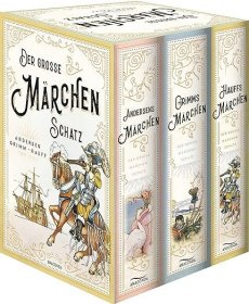 【BOOK LOVERS专享362元】德语德文原版 安徒生童话/格林童话/豪夫童话 精装三卷函套版 Andersens Märchen/Grimms Märchen/Hauffs Märchen
