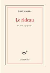 法语/法文原版【BOOK LOVERS专享157元】 MILAN KUNDERA 米兰·昆德拉 Le rideau. Essai en sept parties 帷幕 Blanche  开本140 x 205 mm  虽是平装 内页纸张平滑厚重堪比精装