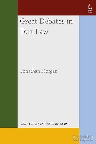 【BOOK LOVERS专享306元】Great Debates in Tort Law  英文英语原版