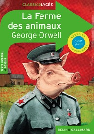 法语/法文原版 乔治·奥威尔 动物农场/动物庄园 GEORGE ORWELL La Ferme des animaux  世界最大法语出版社Gallimard出品 开本125 x 175 mm 法国高中阅读辅助书籍