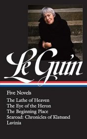 【BOOK LOVERS专享210元】Ursula K. Le Guin 厄修拉·勒古恩 五部长篇小说集 Five Novels 含The Lathe of Heaven/The Eye of the Heron等 Library of America 美国文库 英文英语原版 美国作家最权威版本 布面封皮琐线装订 圣经无酸纸薄而不透保存几个世纪不泛黄