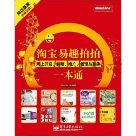 淘宝易趣拍拍网上开店、装修、推广、管理与案例一本通