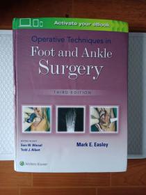 Operative Techniques in Foot and Ankle Surgery 足部与脚踝手术技术，第3版，英文原版