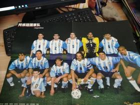 足球海报 德尔 皮耶罗，阿根廷国家队