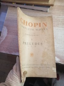 CHOPIN COMPLETE WORKS I （书脊有破损看图）