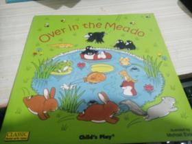 绘本；Over in the Meadow, with CD (Classic Books with Holes)  大草甸上 英文原版
