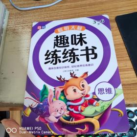 聪明大脑趣味练练书 思维 3-6岁 幼小衔接思维训练 全脑开发 益智游戏 玩转童年 从根本上提高孩子多种能力的思