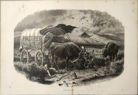 1873年 木口木刻 版画《袭击 BUST! 》