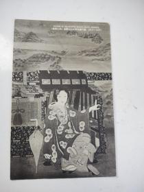 日本  老明信片  女人物画图案