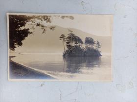 日本  老明信片  十和田湖