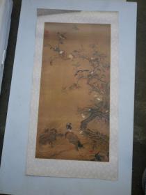 印刷品    古代名画  画片  76X39.