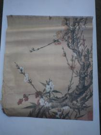 19  印刷品  古代花卉  画片 58X50