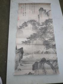 39  印刷品    唐寅画片  66X31